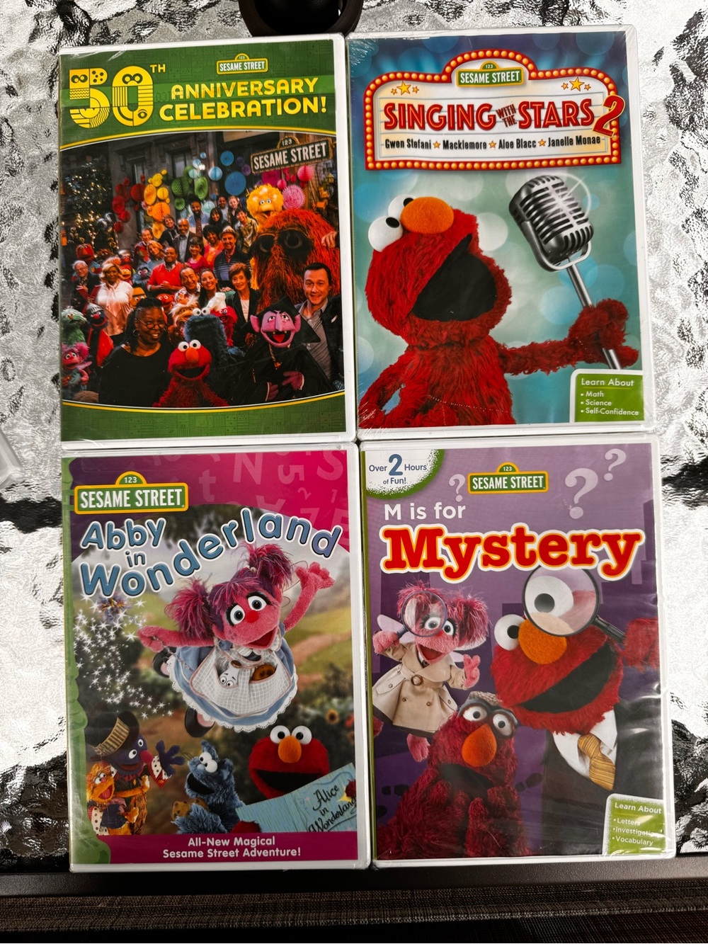 Sesame Street DVD Set, 3 DVD’s NWT